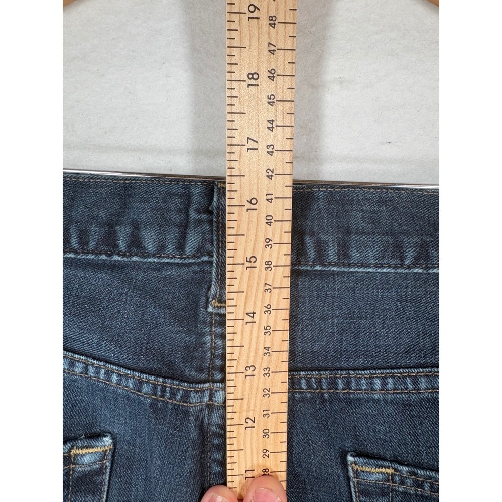 Lucky Brand 363 Vintage Straight Jeans Mens 35x32 Dark Wash Denim Blue - Picture 8 of 10